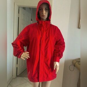 LIKE NEW GERMAN MADE KILLTEC OUTDOOR JACKET SZ L WIND/ WATERPROOF ITS GOT IT ALL